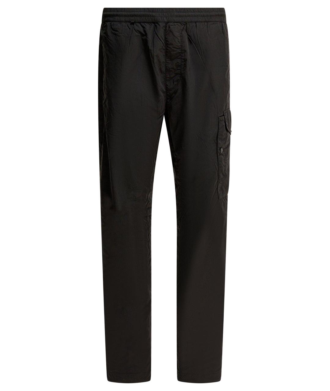 CP COMPANY Черные полиамидовые повседневные брюки, фото 1