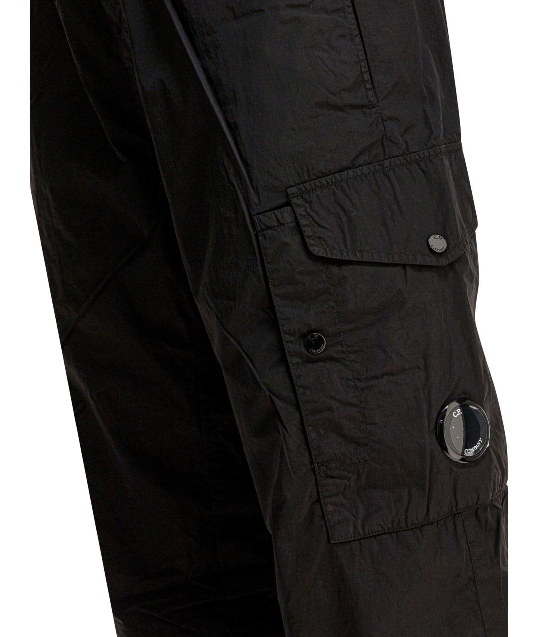 CP COMPANY Черные полиамидовые повседневные брюки, фото 4