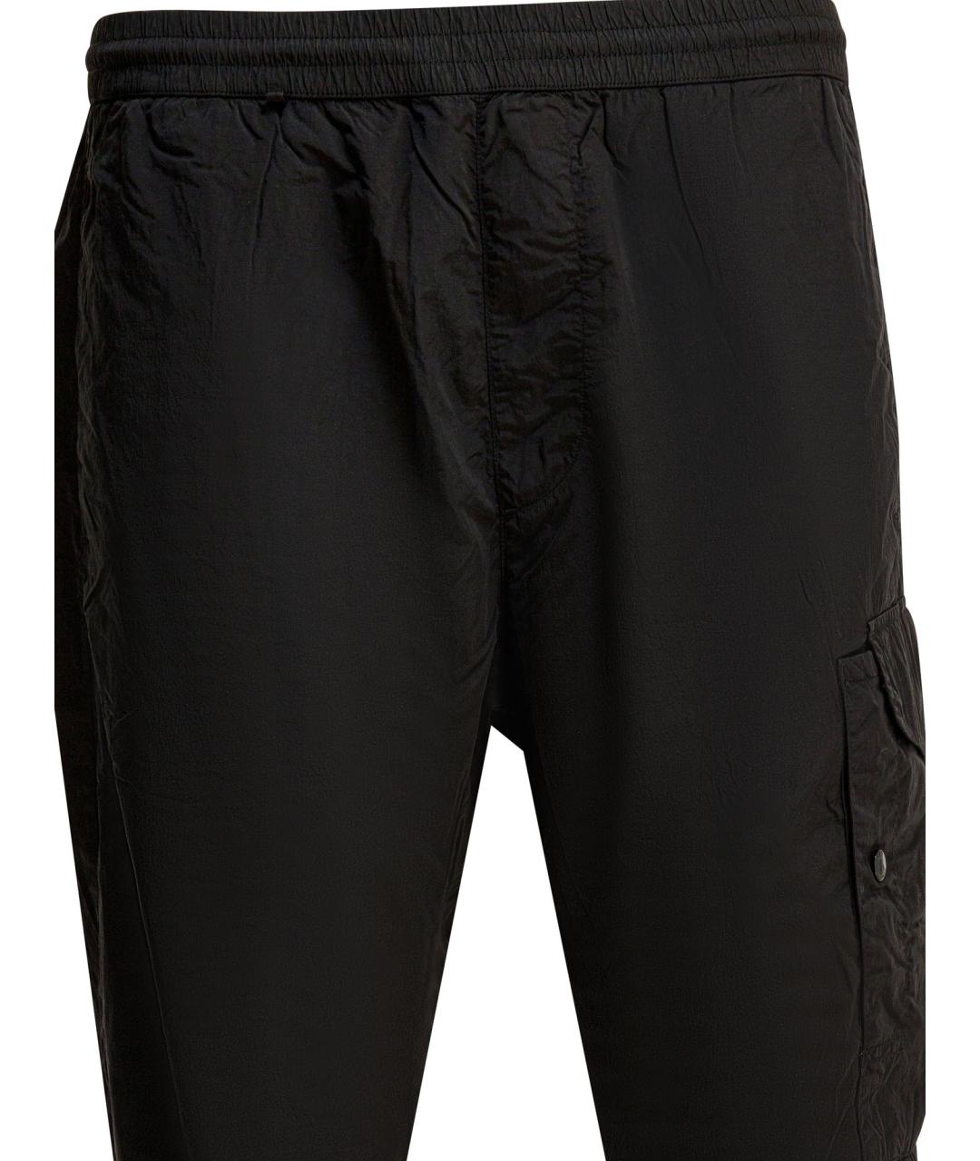 CP COMPANY Черные полиамидовые повседневные брюки, фото 3