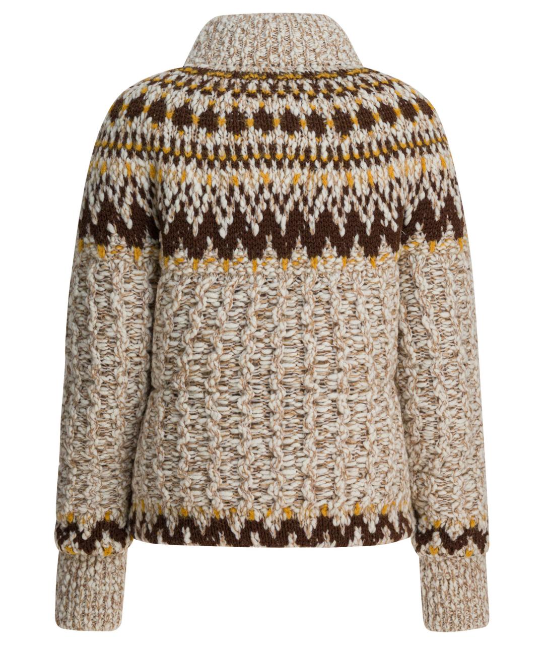 MONCLER GRENOBLE Бежевый шерстяной пуховик, фото 2