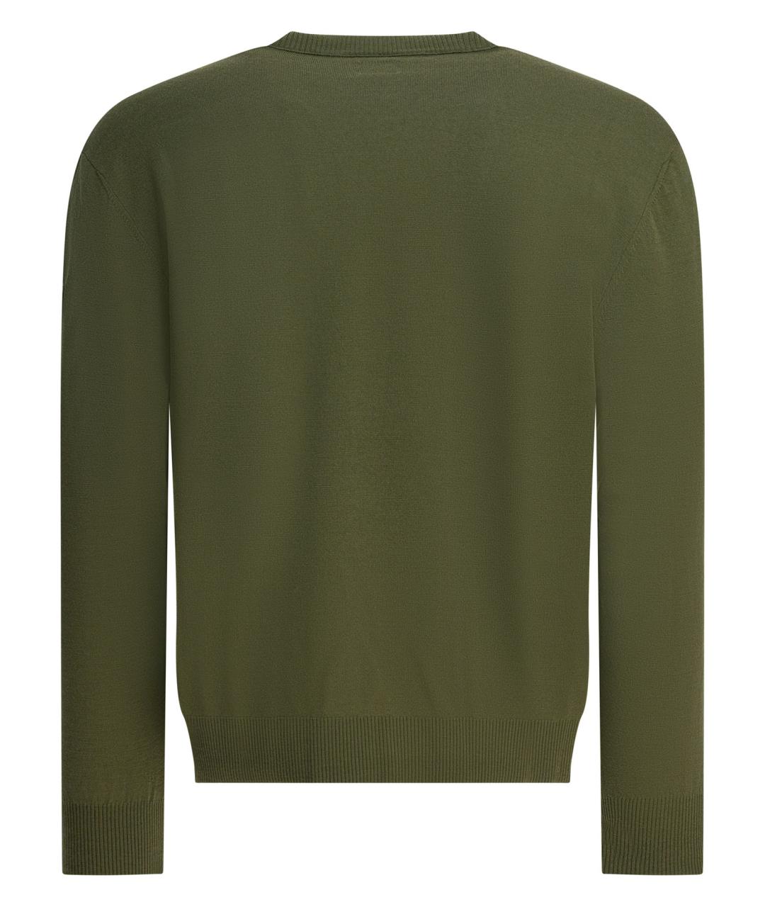 CP COMPANY Зеленый шерстяной джемпер / свитер, фото 2