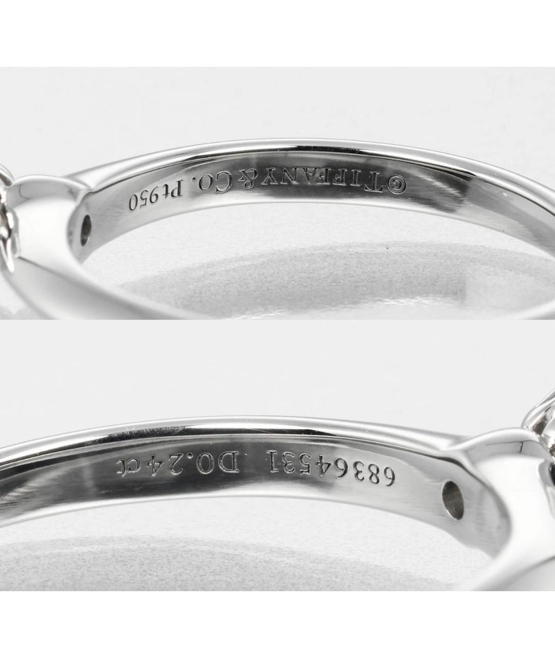 TIFFANY&CO Серебряное платиновое кольцо, фото 2
