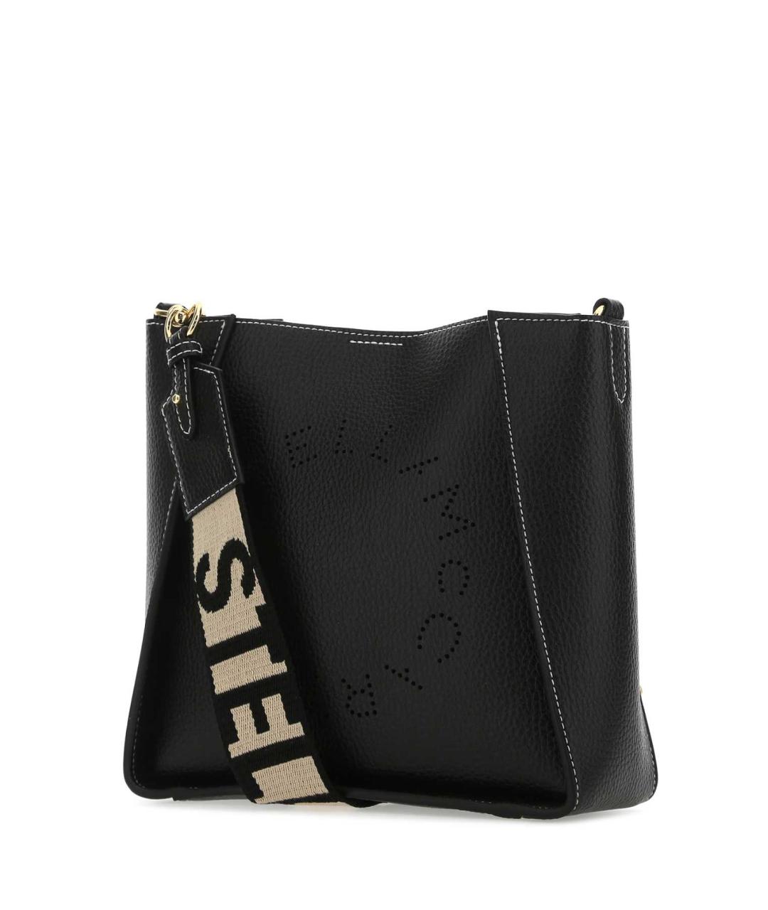 STELLA MCCARTNEY Черная сумка через плечо из искусственной кожи, фото 2