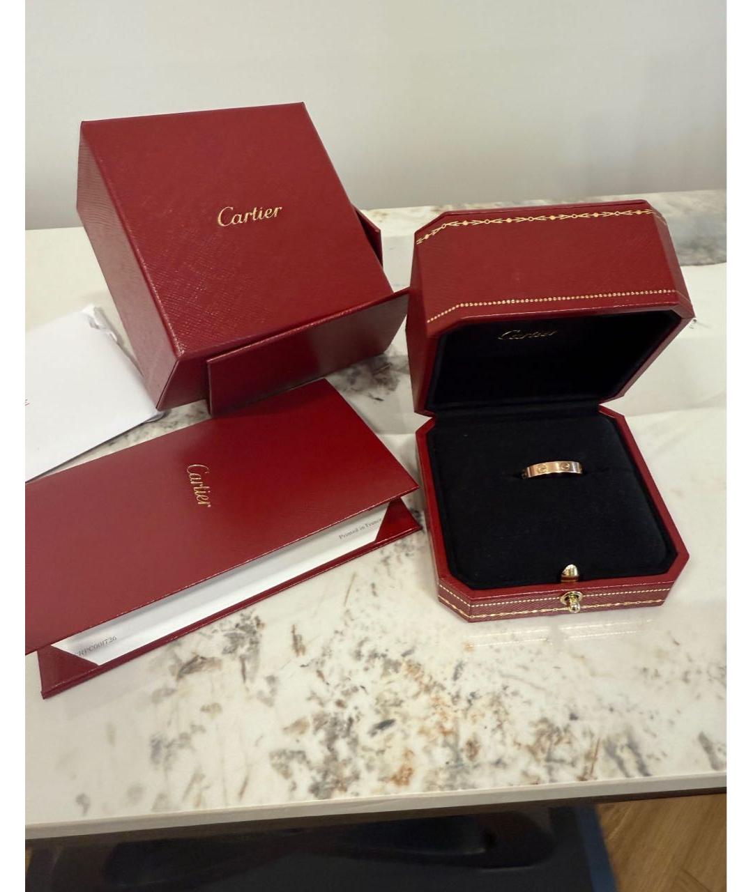 CARTIER Золотое кольцо из розового золота, фото 2