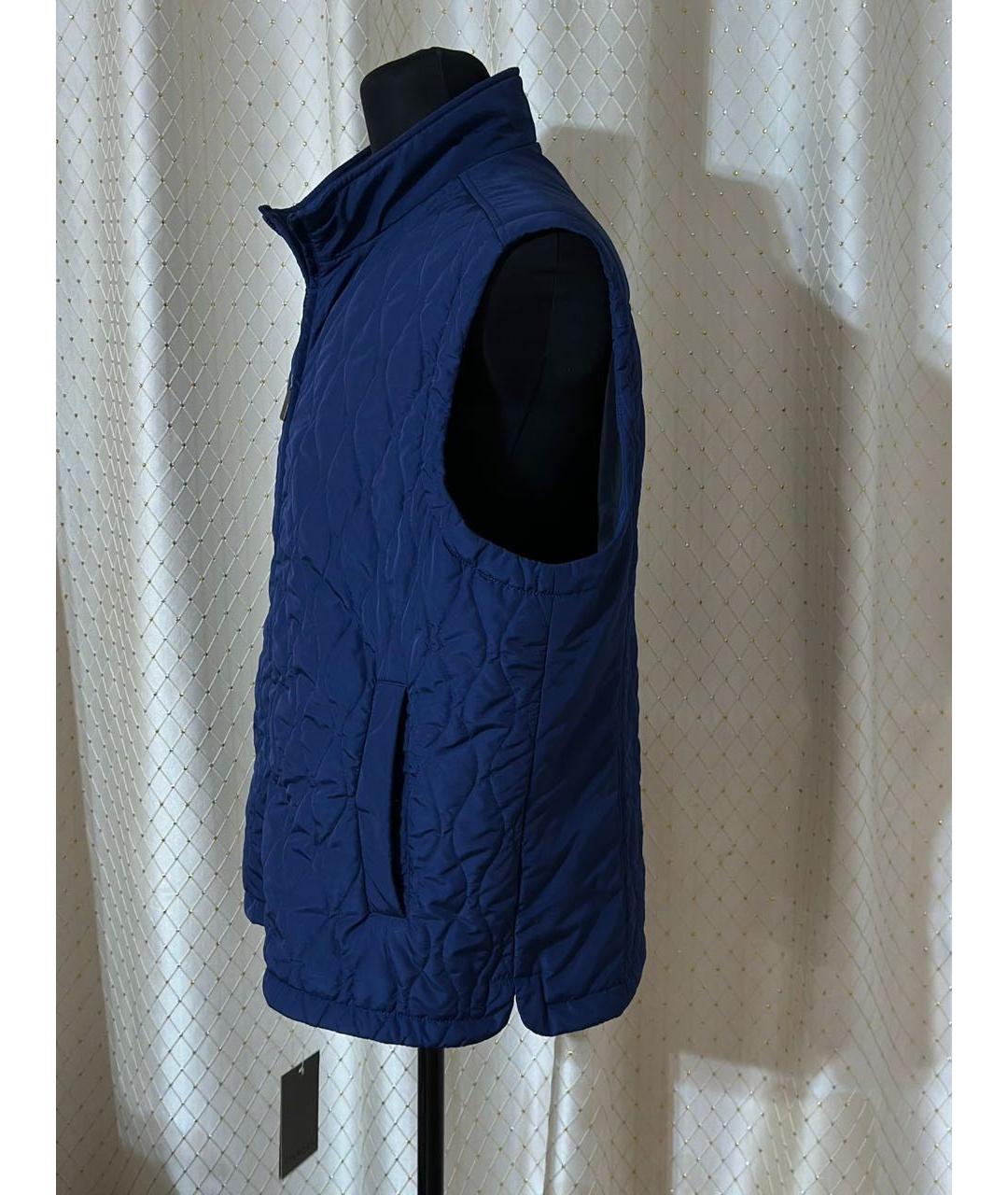 CANALI Синий жилет, фото 3