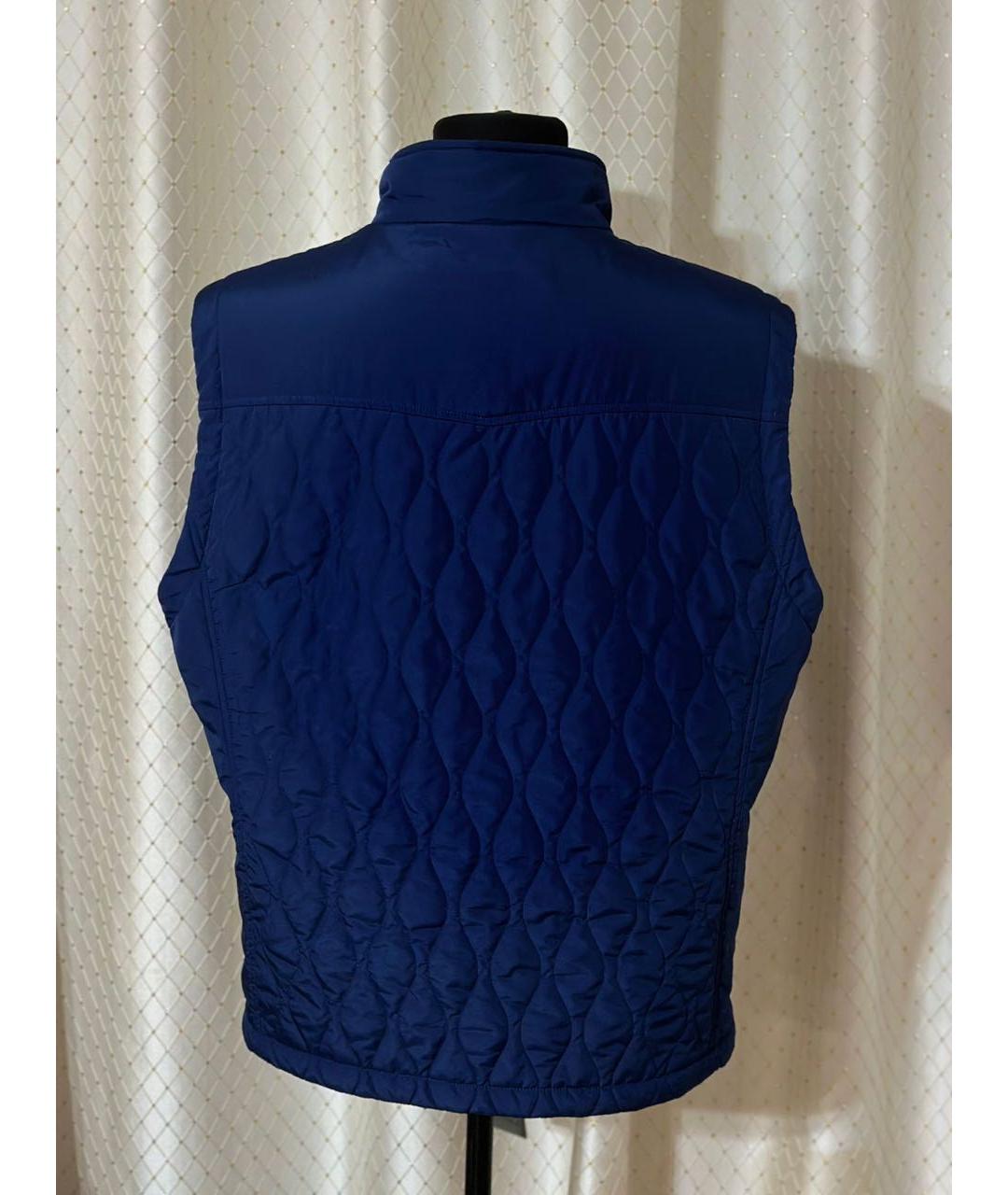 CANALI Синий жилет, фото 4