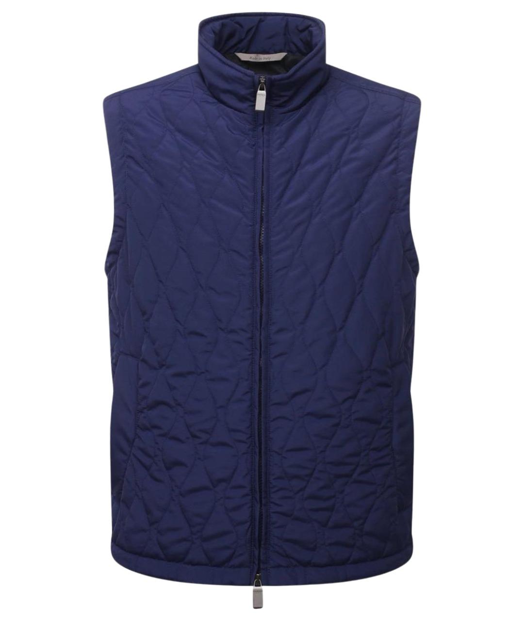 CANALI Синий жилет, фото 1