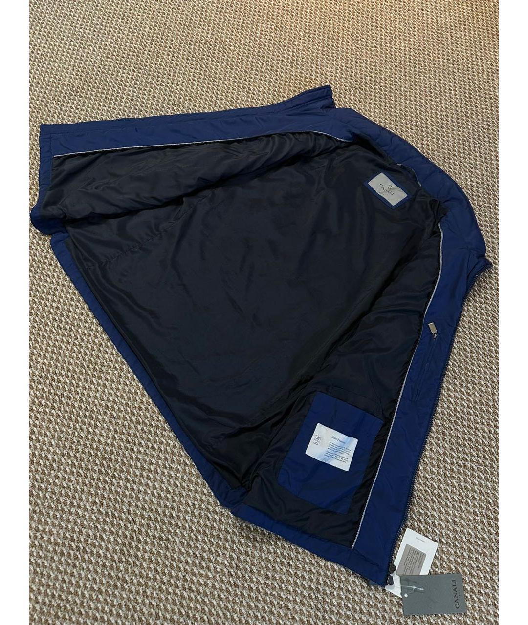 CANALI Синий жилет, фото 6