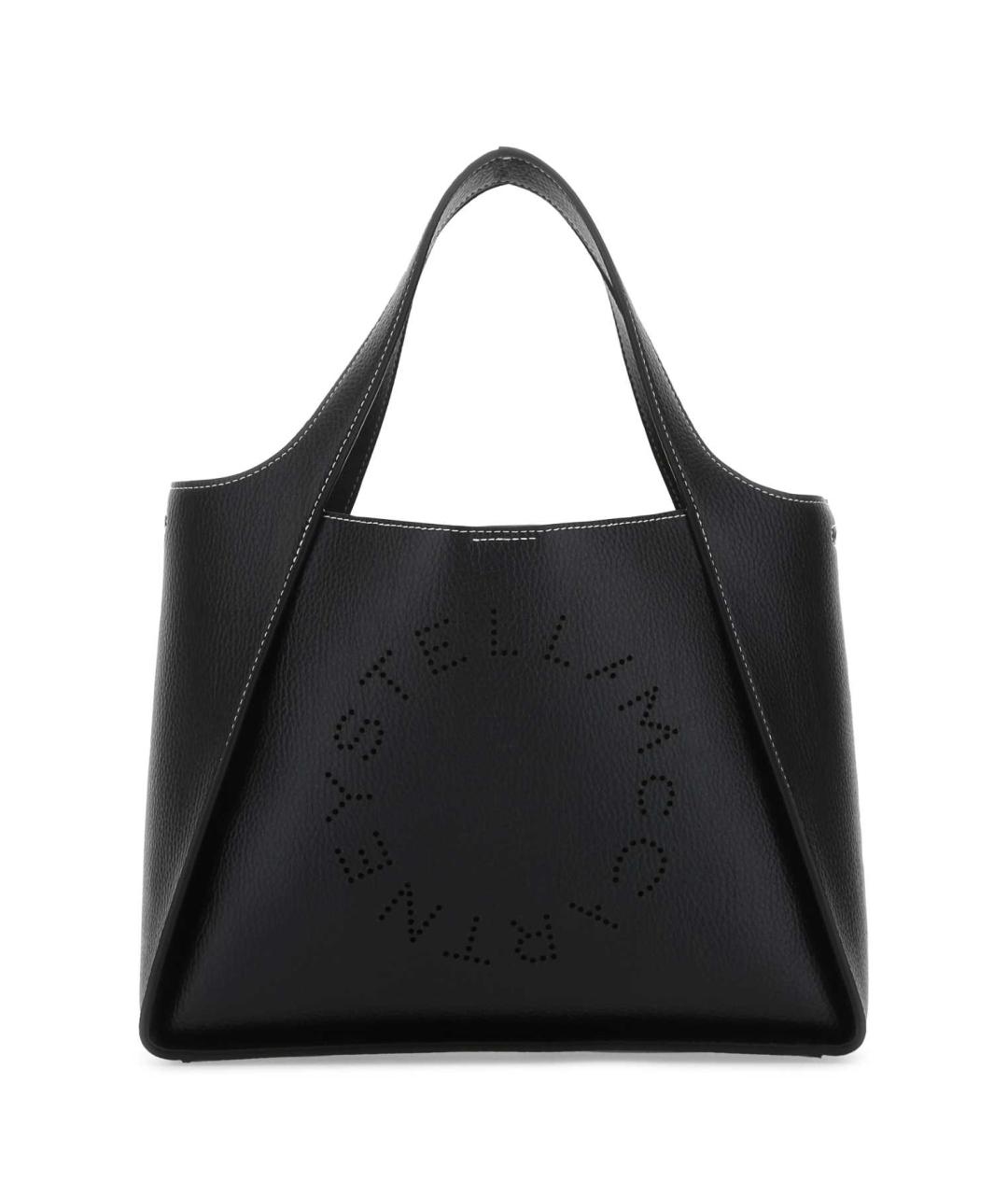 STELLA MCCARTNEY Черная сумка с короткими ручками из искусственной кожи, фото 1