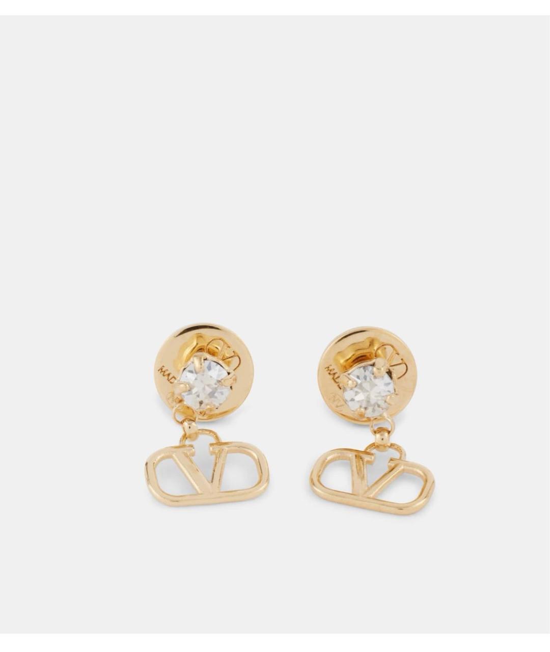 VALENTINO Золотые металлические серьги, фото 5