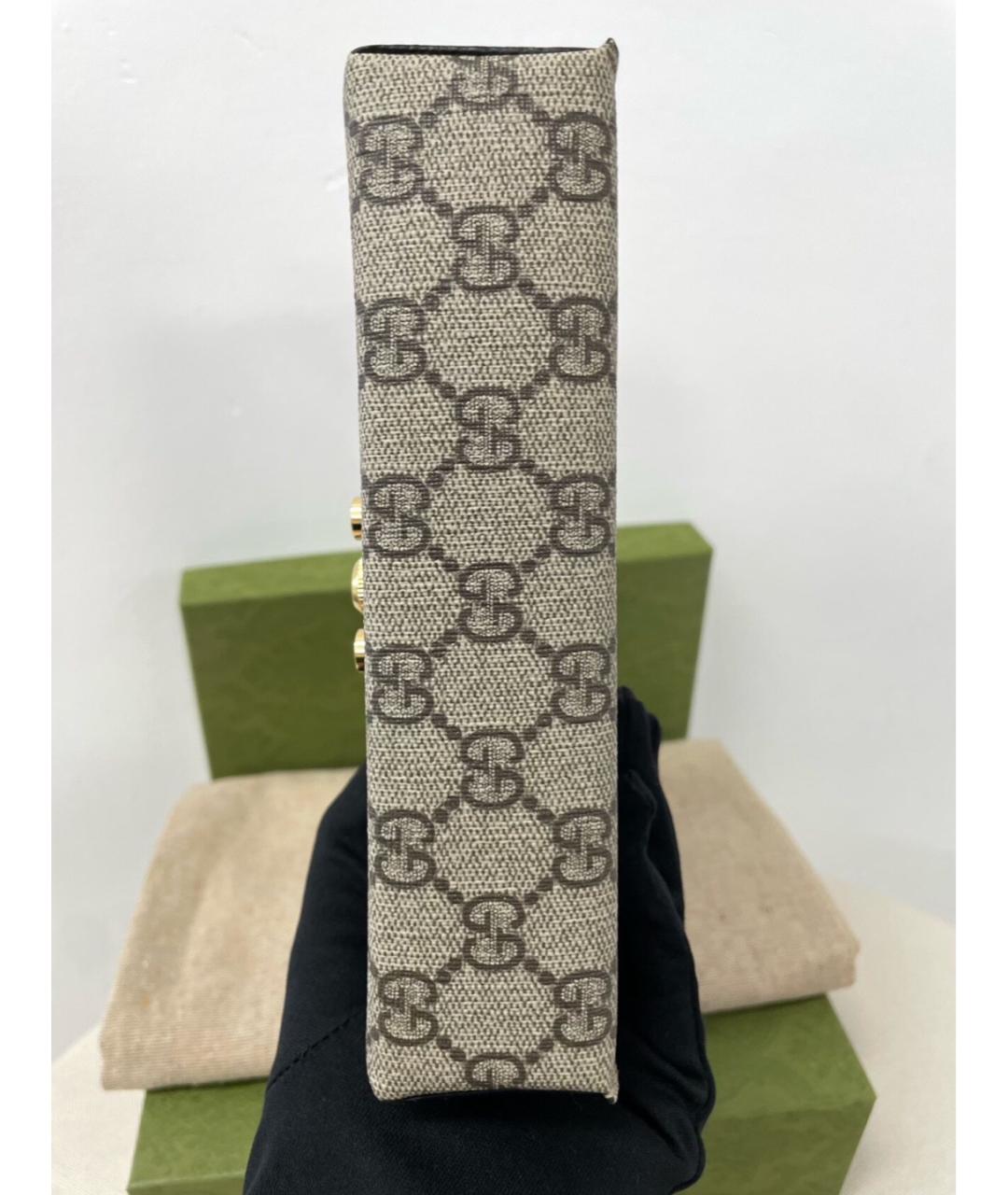 GUCCI Бежевая тканевая сумка через плечо, фото 6