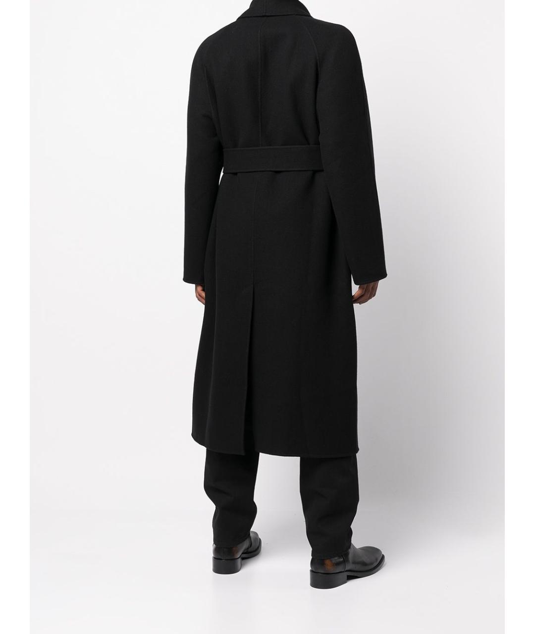 THE ROW Черное шерстяное пальто, фото 4