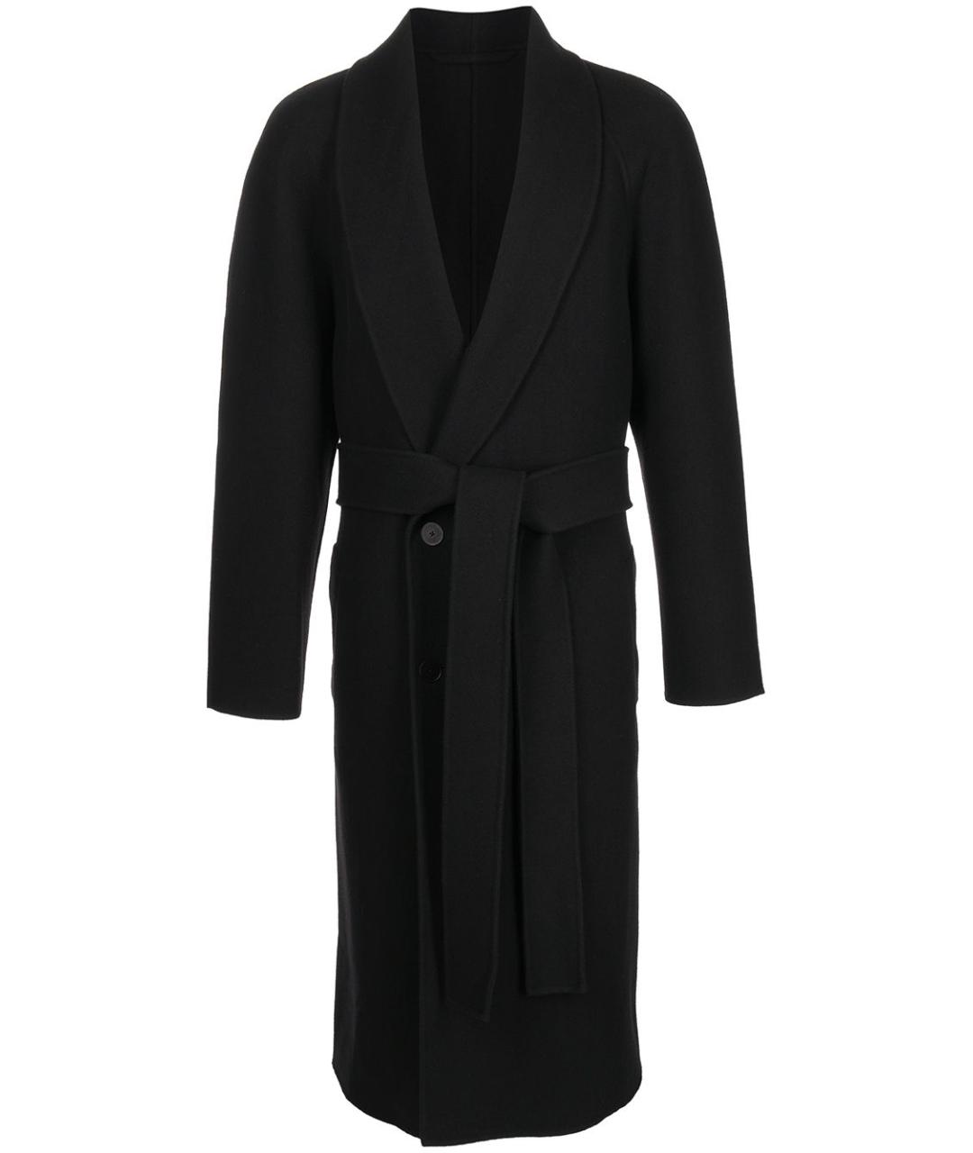 THE ROW Черное шерстяное пальто, фото 1