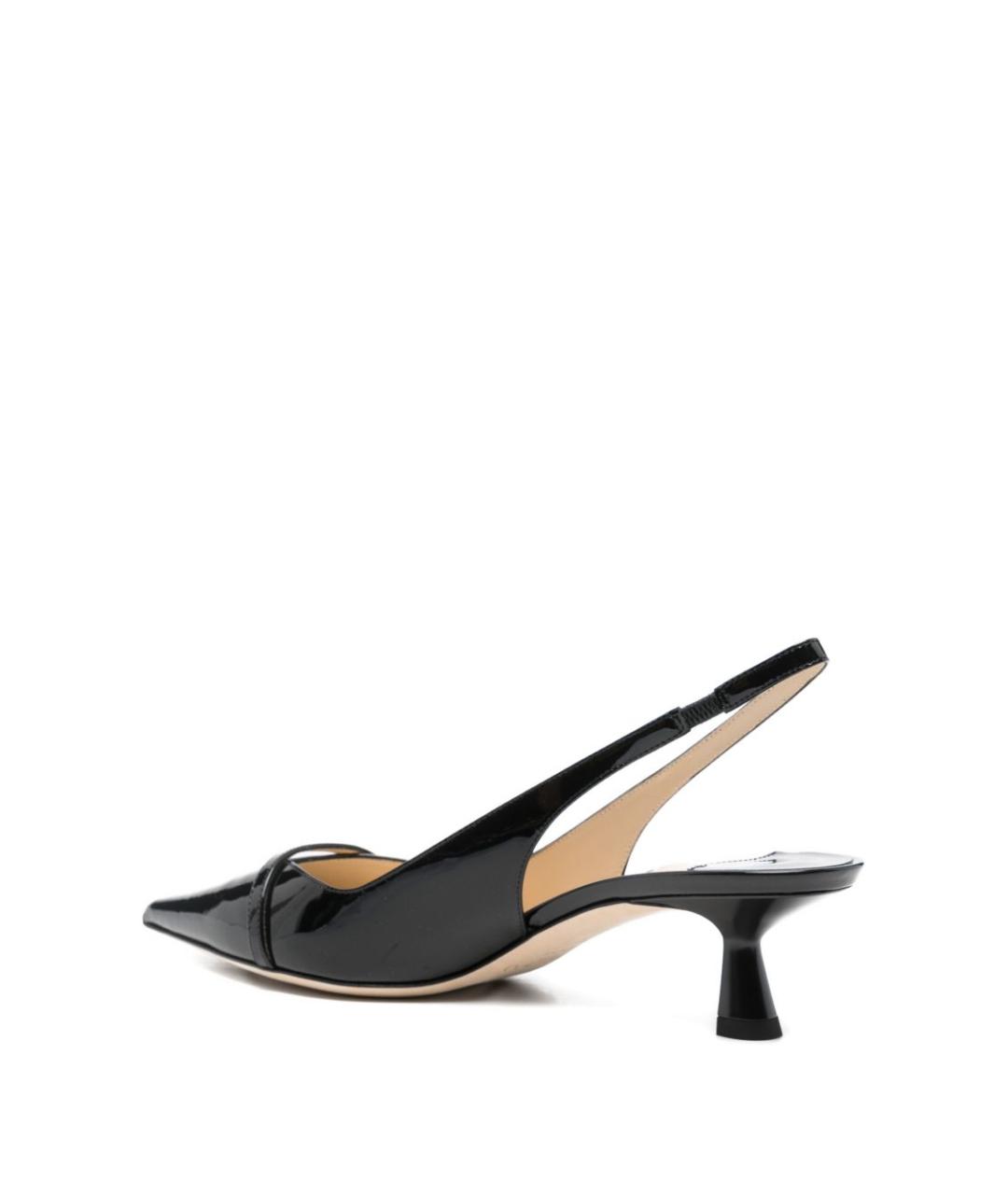 JIMMY CHOO Черные туфли из лакированной кожи, фото 2