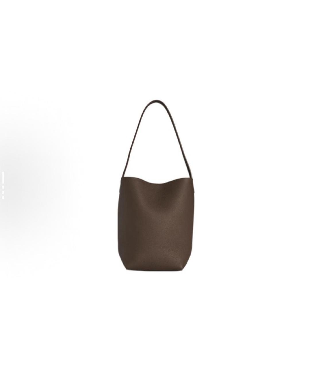 THE ROW Серая кожаная сумка через плечо, фото 2