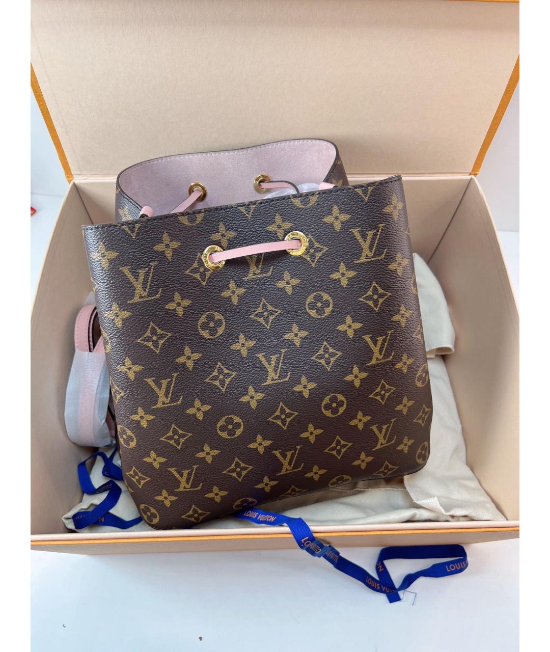 LOUIS VUITTON Розовая сумка через плечо из искусственной кожи, фото 2