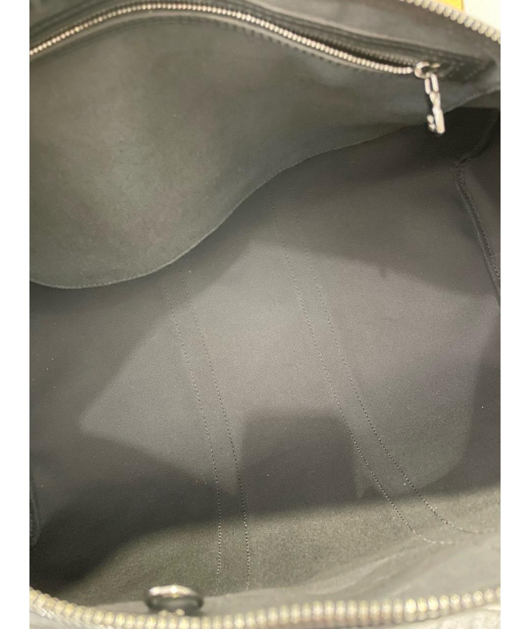 LOUIS VUITTON Черная дорожная/спортивная сумка из искусственной кожи, фото 6