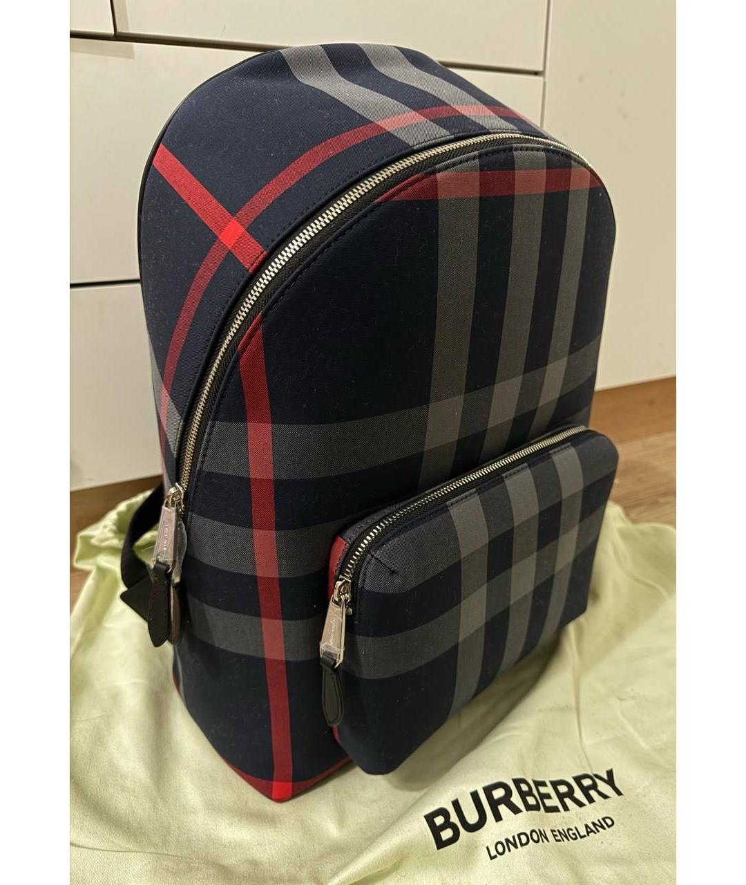 BURBERRY Темно-синий рюкзак, фото 6