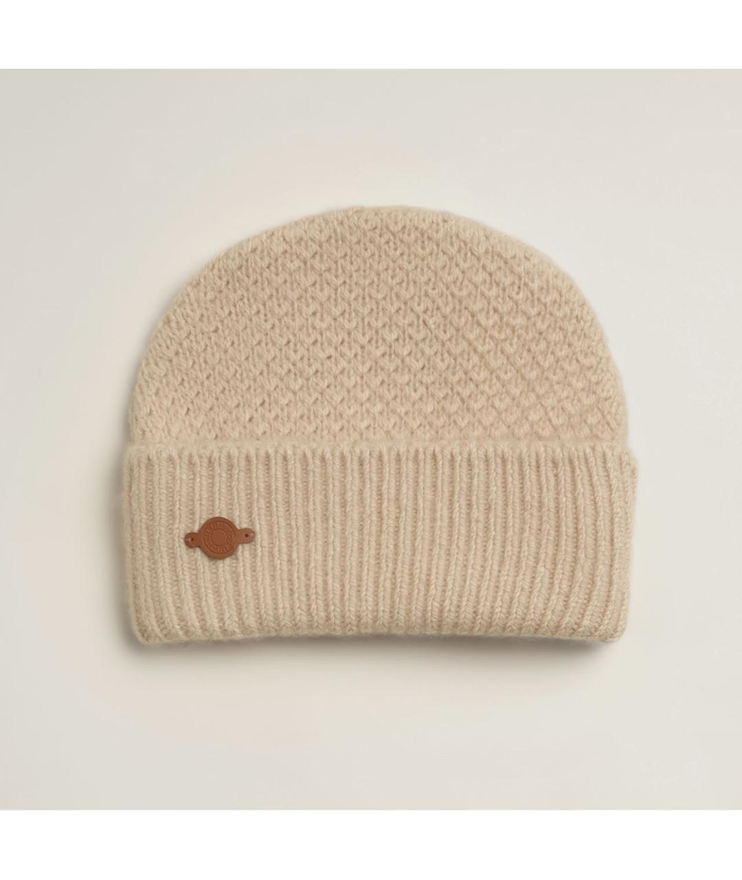 HERMES Бежевая кашемировая шапка, фото 4