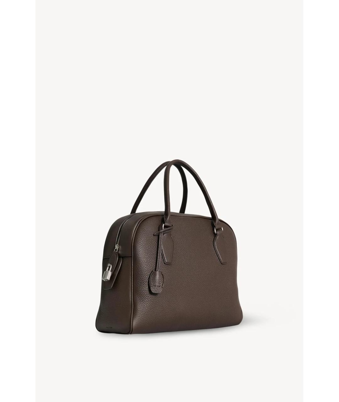 THE ROW Коричневая кожаная сумка через плечо, фото 2