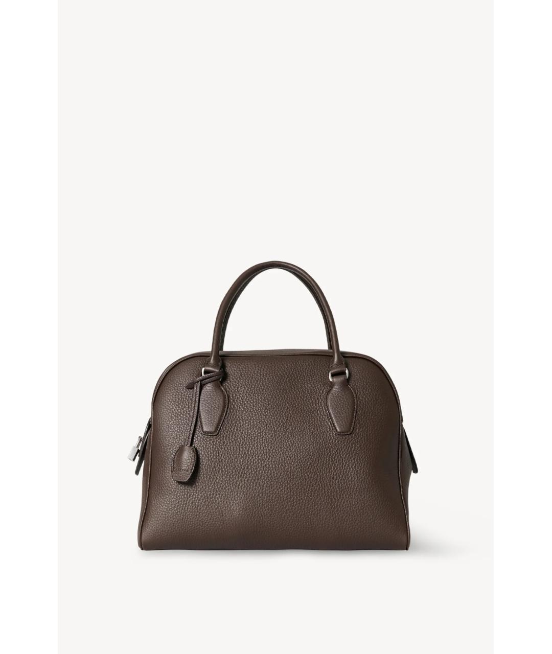 THE ROW Коричневая кожаная сумка через плечо, фото 4