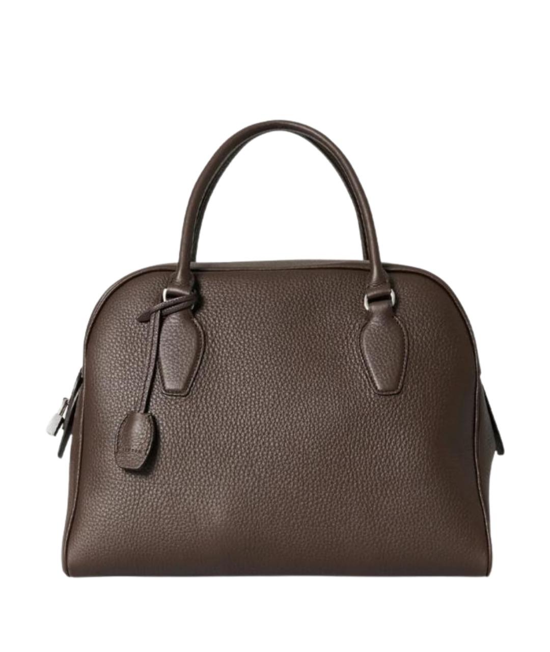 THE ROW Коричневая кожаная сумка через плечо, фото 1