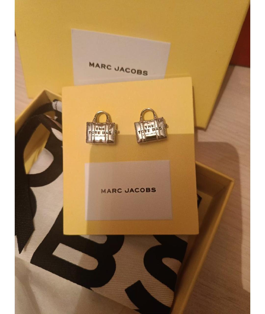 MARC JACOBS Серебряные латунные серьги, фото 3