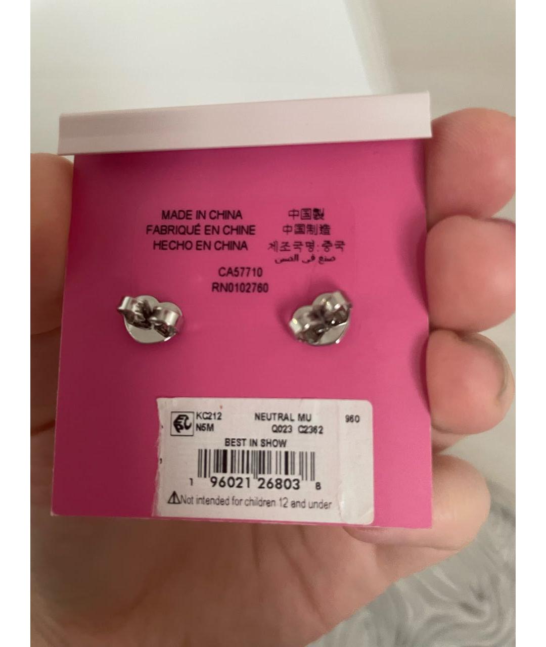 KATE SPADE Серебряные металлические серьги, фото 2