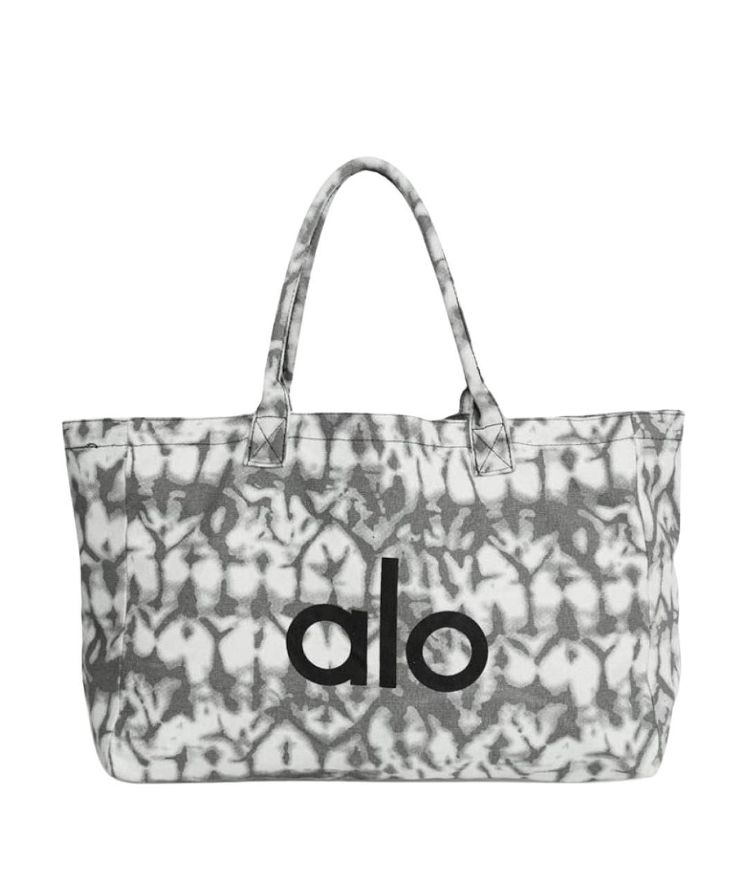 ALO YOGA Серая хлопковая дорожная/спортивная сумка, фото 1