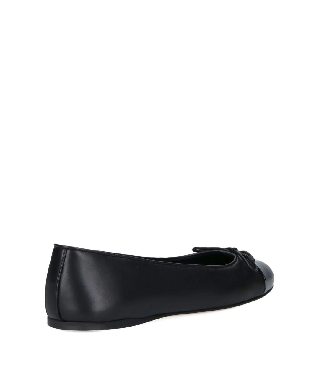 GUCCI Черные кожаные балетки, фото 2
