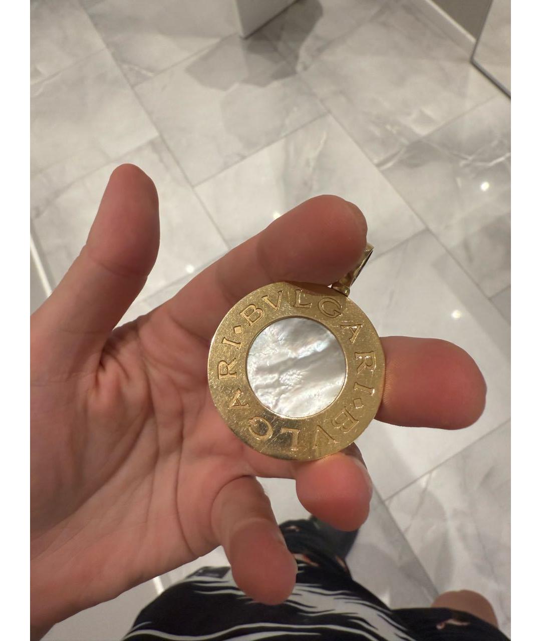 BVLGARI Золотой кулон из желтого золота, фото 2