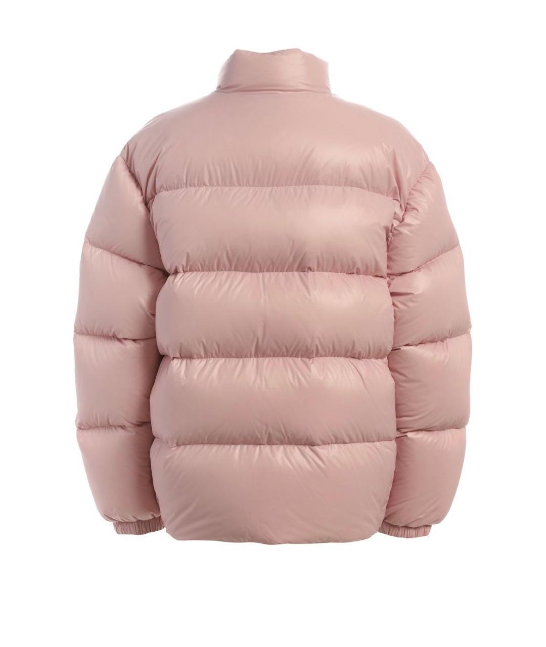 PRADA Розовый полиамидовый пуховик, фото 2