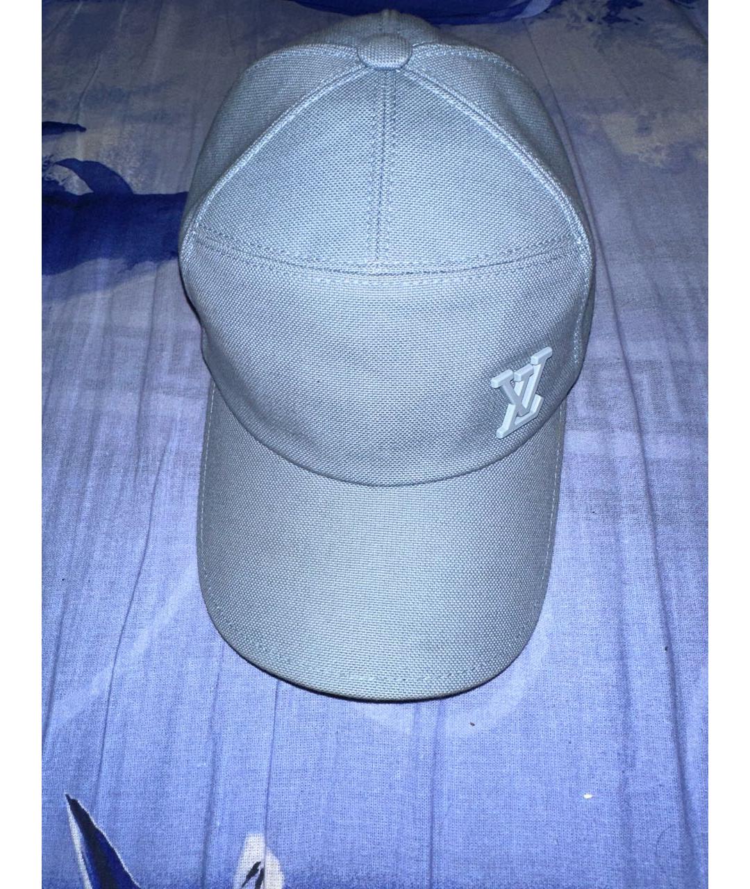 LOUIS VUITTON Голубая хлопковая кепка/бейсболка, фото 6