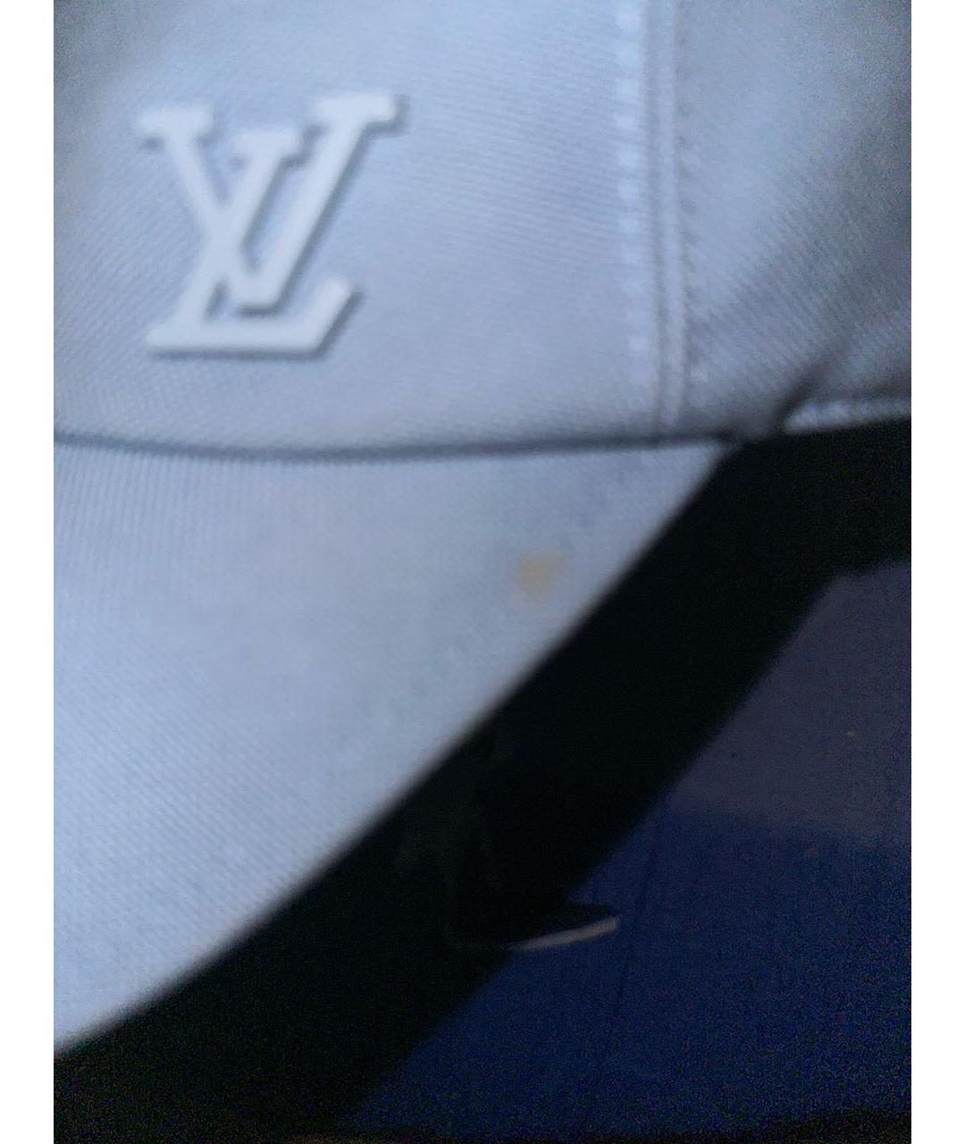 LOUIS VUITTON Голубая хлопковая кепка/бейсболка, фото 5