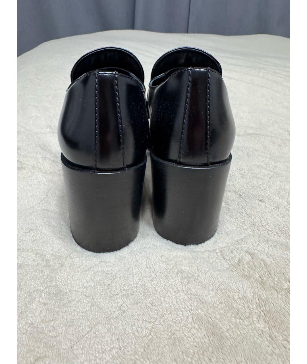 PRADA Черные кожаные туфли, фото 5