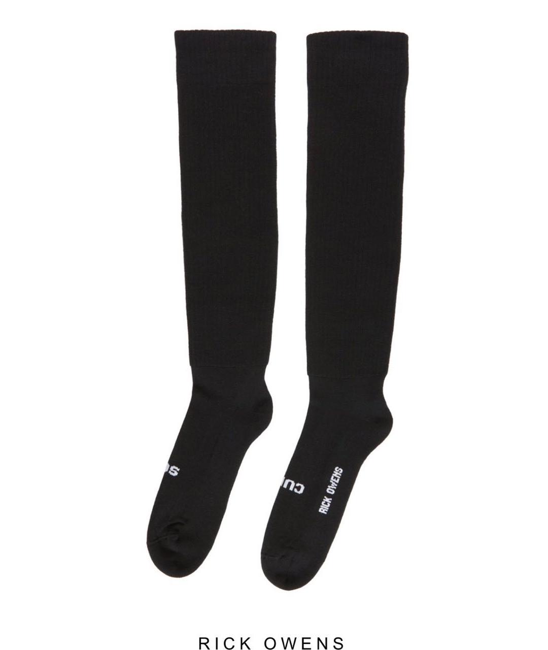 RICK OWENS Черные носки, чулки и колготы, фото 1