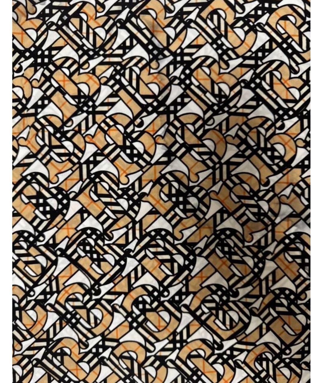 BURBERRY Мульти шелковые спортивные брюки и шорты, фото 2