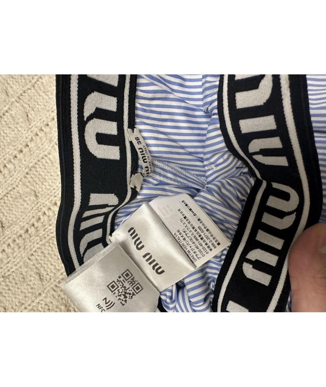 MIU MIU Черные шерстяные шорты, фото 6