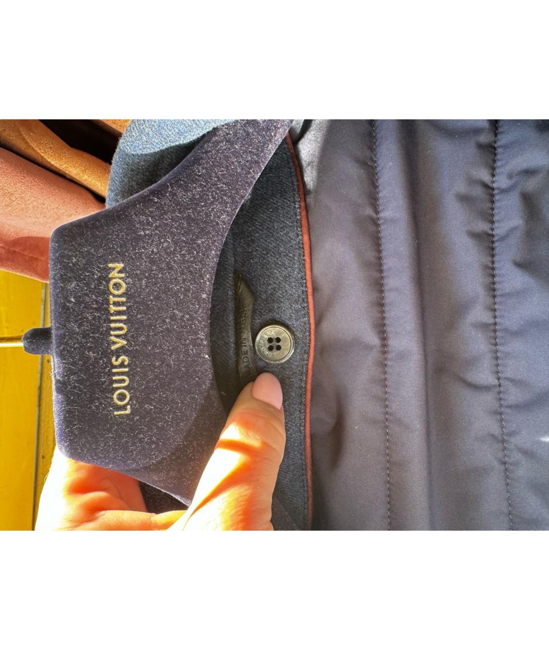 LORO PIANA Темно-синее кашемировое пальто, фото 8