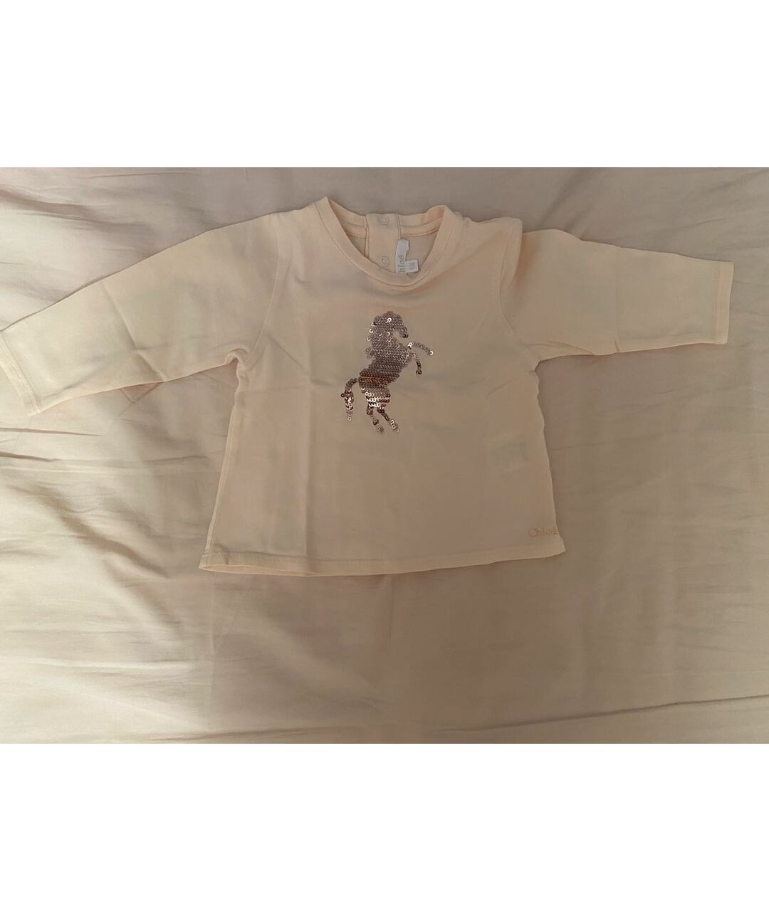 CHLOE KIDS Бежевый футболка / топ, фото 5