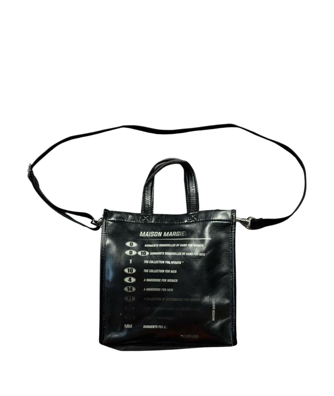 MM6 MAISON MARGIELA Черная сумка через плечо из искусственной кожи, фото 1