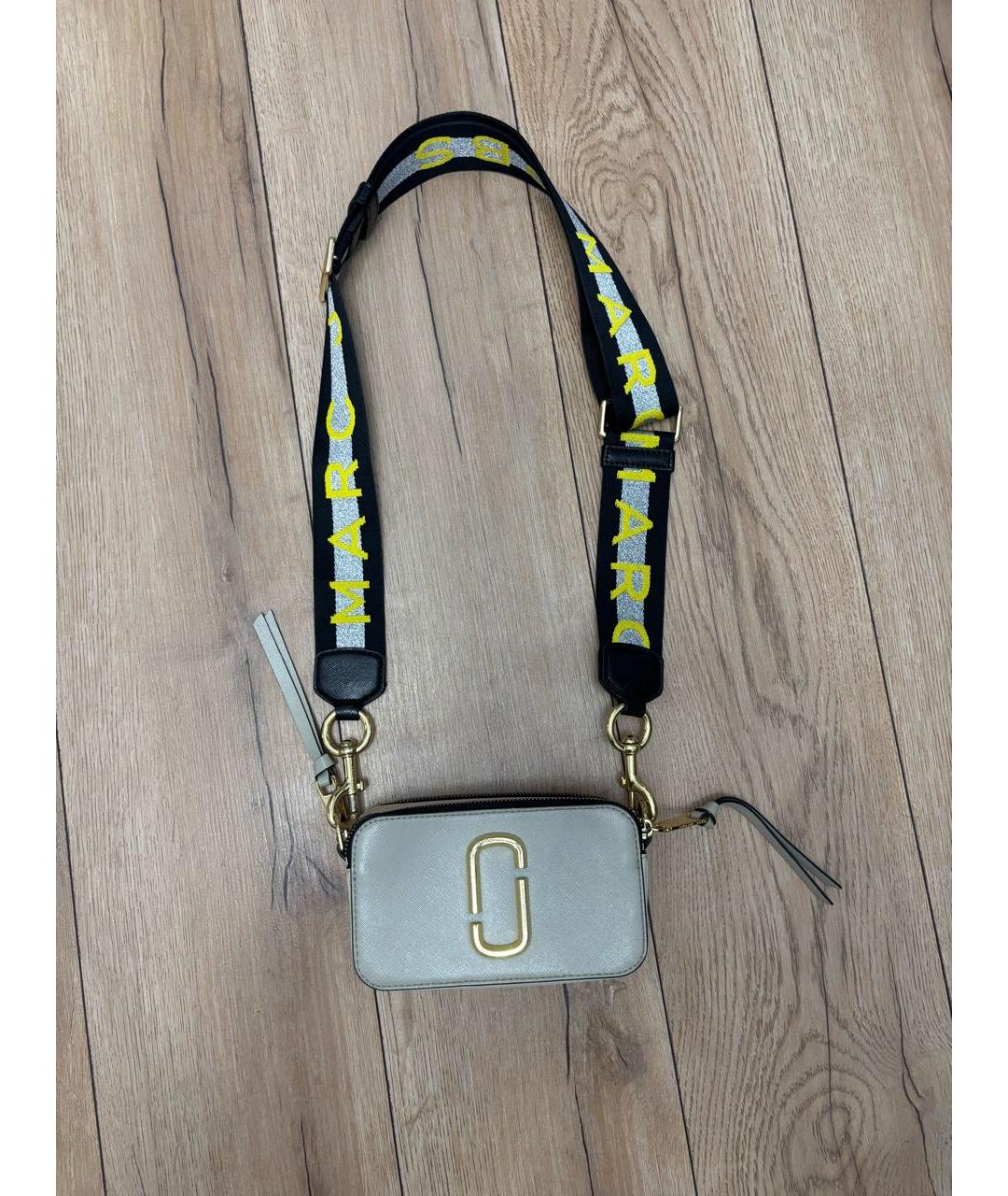 MARC JACOBS Бежевая кожаная сумка через плечо, фото 8