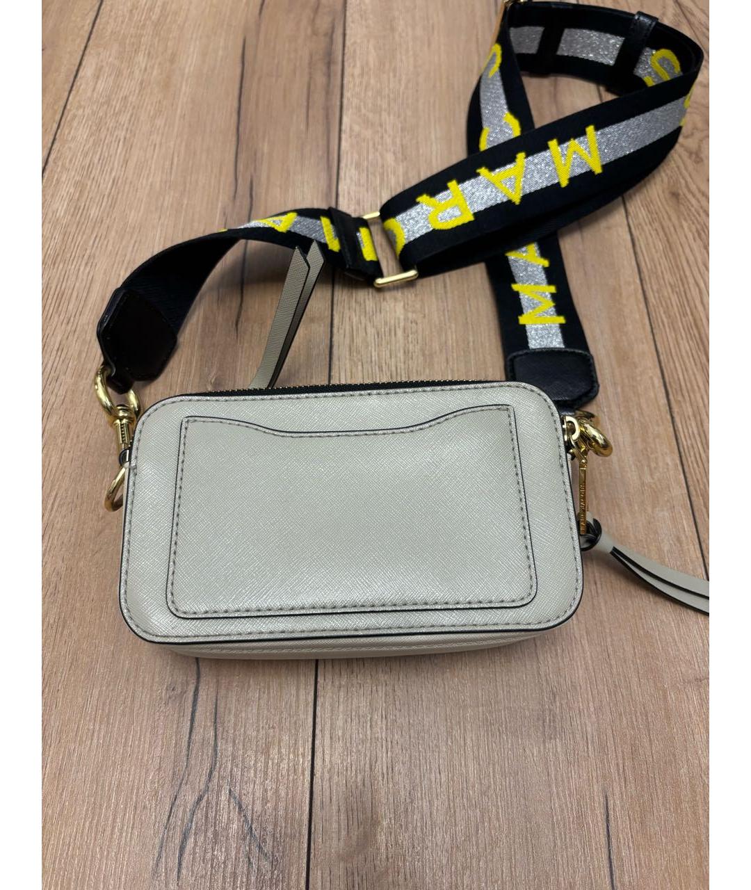 MARC JACOBS Бежевая кожаная сумка через плечо, фото 3