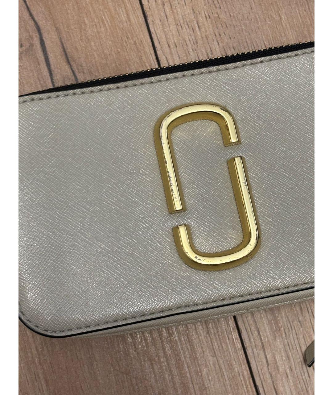 MARC JACOBS Бежевая кожаная сумка через плечо, фото 5