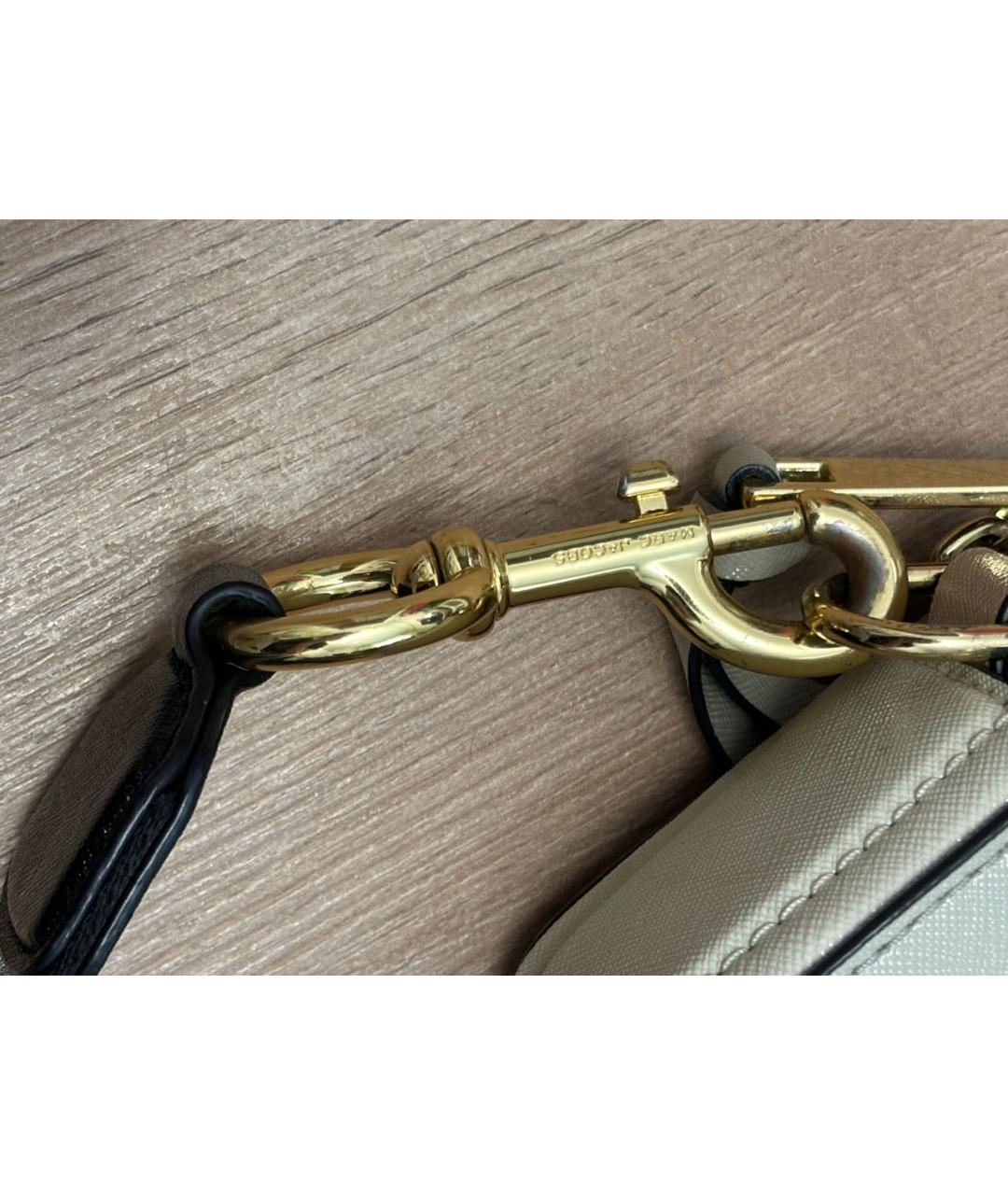 MARC JACOBS Бежевая кожаная сумка через плечо, фото 6