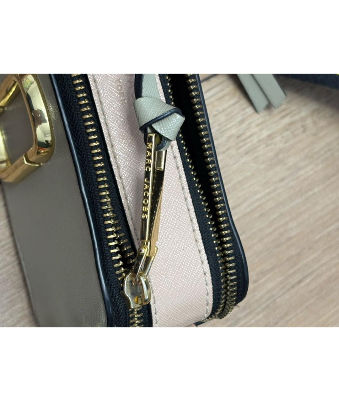 MARC JACOBS Бежевая кожаная сумка через плечо, фото 7