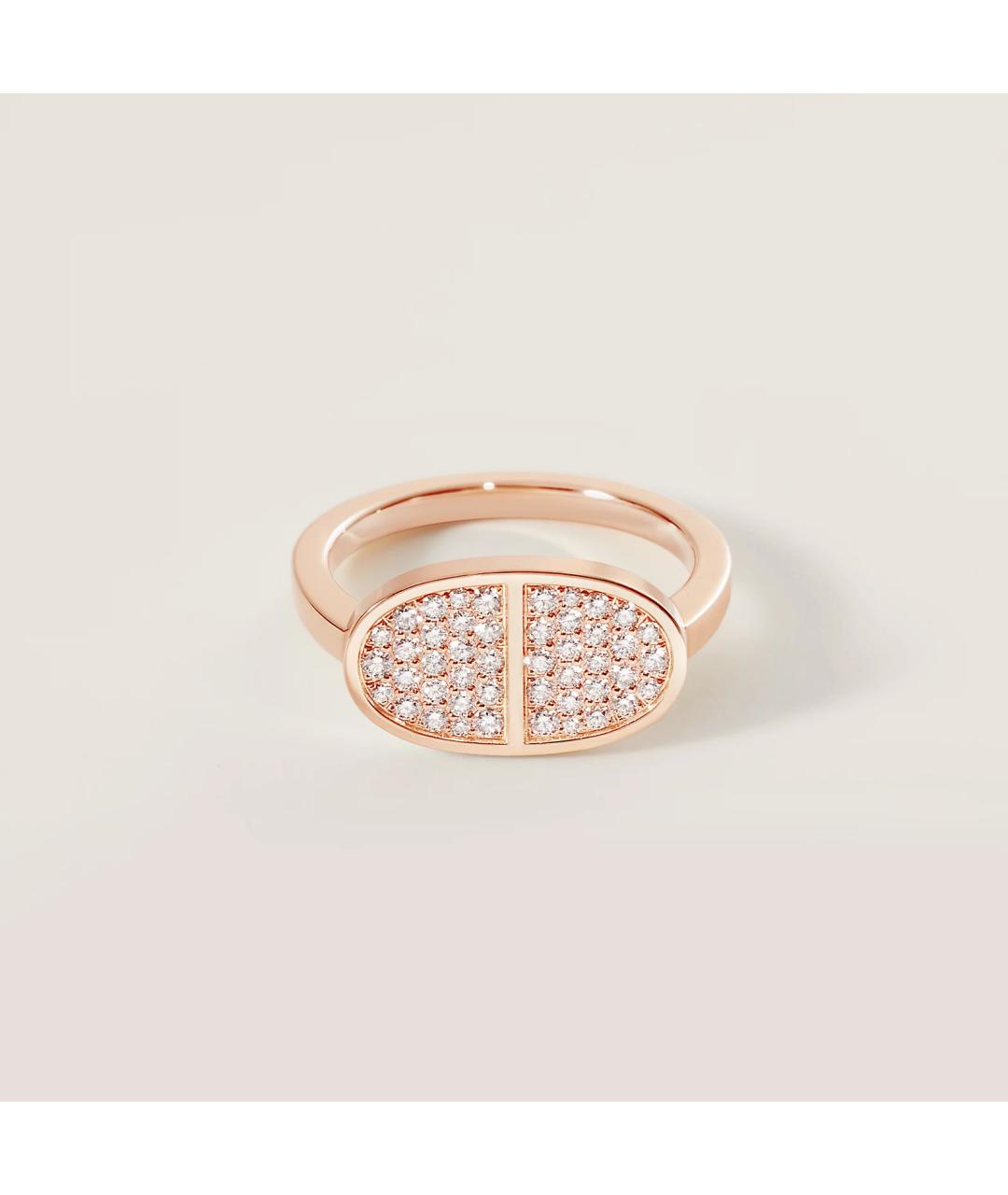 HERMES Розовое кольцо из розового золота, фото 3