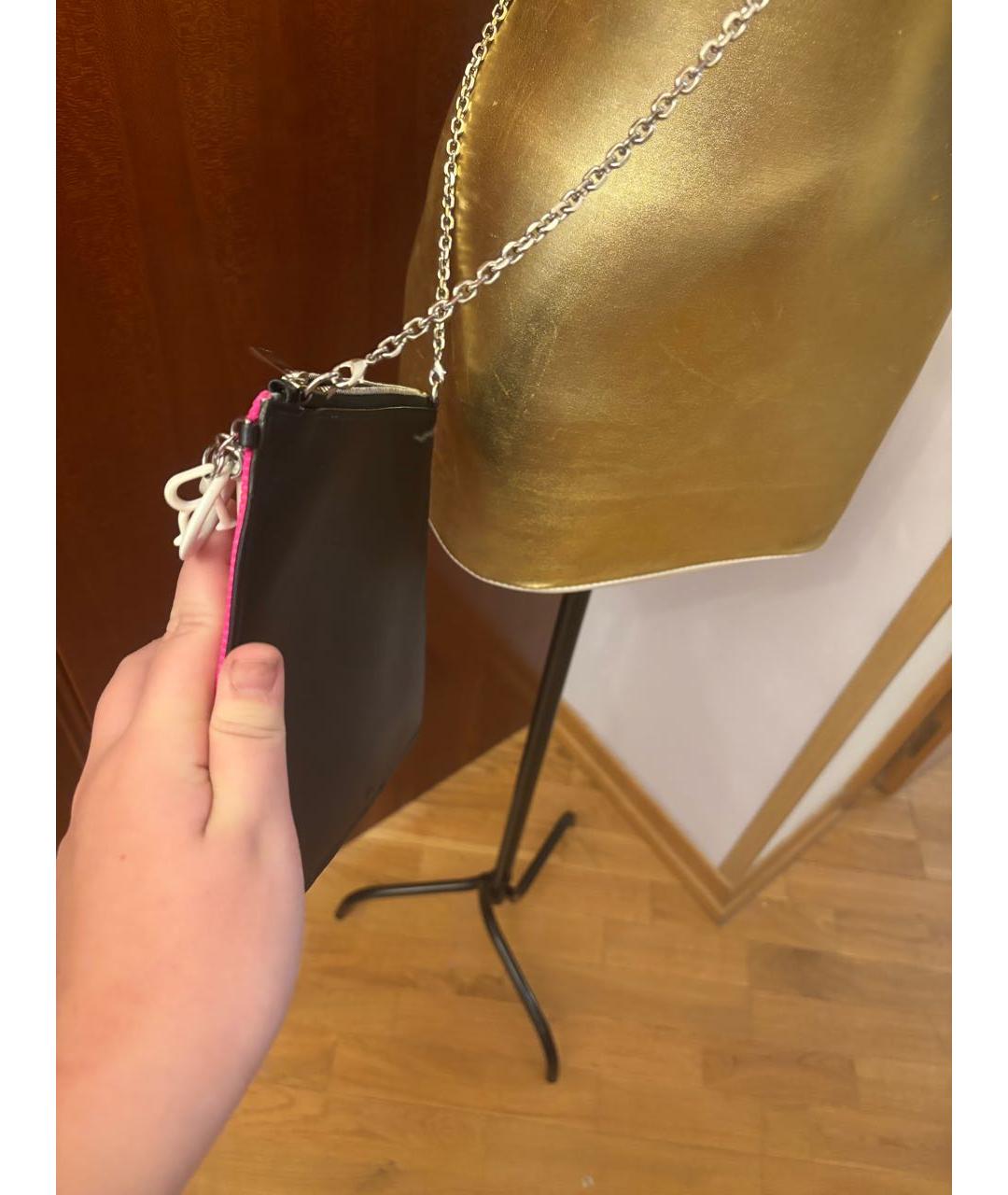 CHRISTIAN DIOR Розовая кожаная сумка через плечо, фото 2