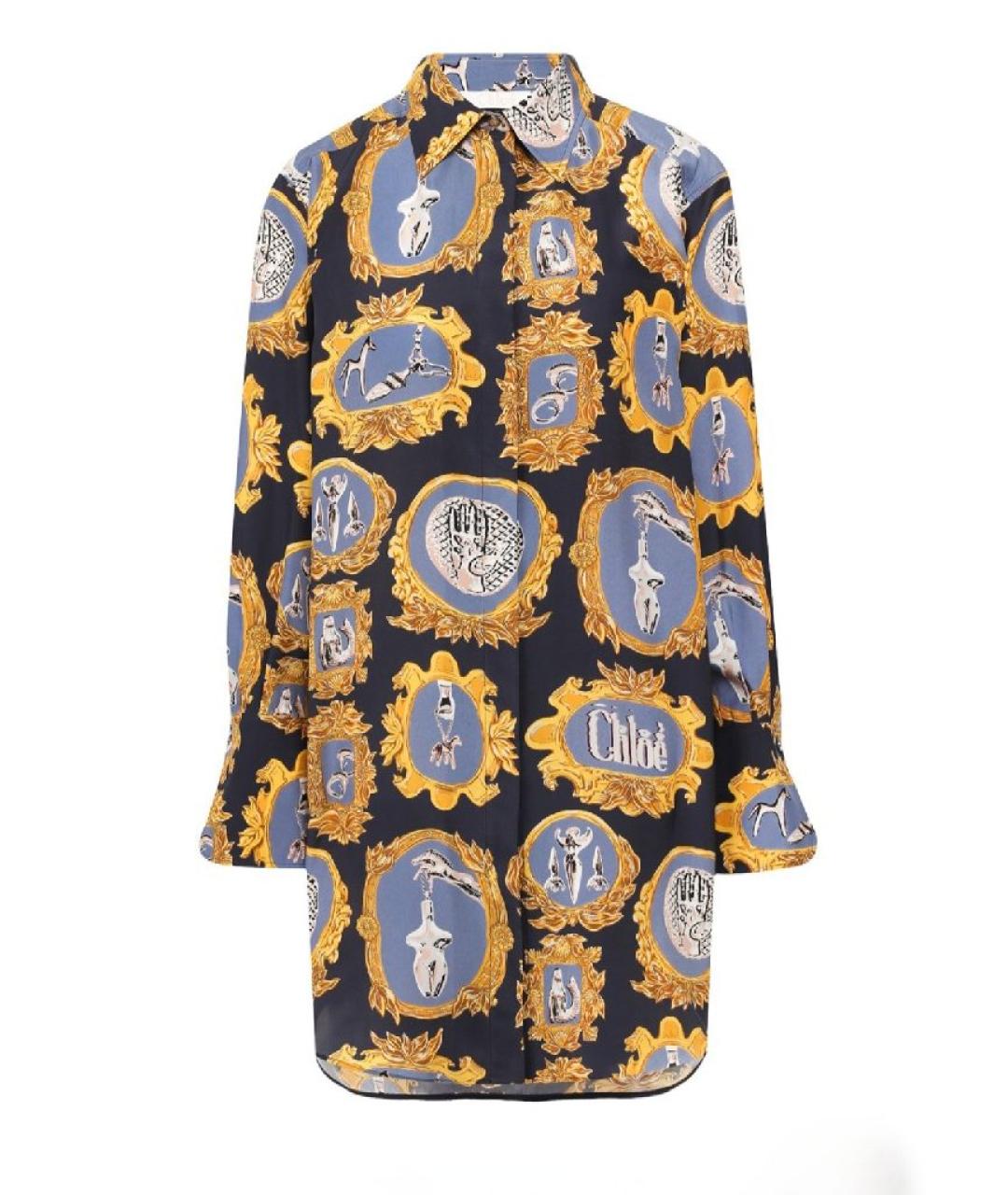 CHLOE Мульти шелковая рубашка, фото 1