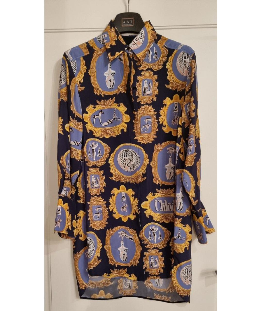 CHLOE Мульти шелковая рубашка, фото 8